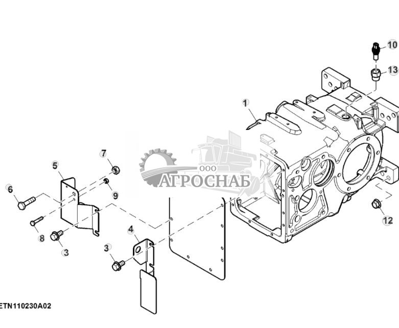 Корпус трансмиссии и щитки, 20 kmh - ST829829 214.jpg